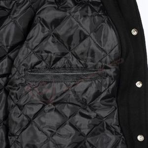 Wholesale Custom Men Dark-<b>Green</b> Boys-college Letterman-Blanked Varsity's Jackets - Product Image 6