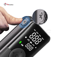 Compresseur d'air sans fil ABS 19 mm avec jauge de pression numérique LED, batterie externe, gonfleur de pneus pour vélo, voiture, moto LEMATEC