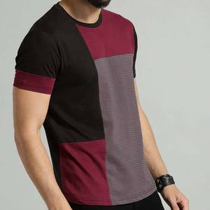 Camiseta de algodón blanca para hombre, cuello redondo, manga corta, corte regular, lisa, informal, transpirable, tejido de punto, alta calidad, venta al por mayor, personalizada - Product Image 3
