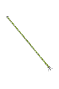 Pulsera de Peridoto en Plata de Ley 92.5 KLSB-20398 - Product Image 4