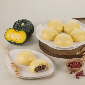 ขนมปังนึ่งฟักทองหวานอันฮึง [MILWON] 500 กรัม เนื้อนุ่มหนึบ เหมาะสำหรับร้านอาหารเกาหลี คาเฟ่ และเมนูคาเฟ่ - Product Image 4