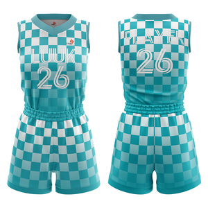 Ensemble de maillots de basket-ball personnalisés pour femmes, sublimés, haute performance, anti-transpiration, vêtements de sport - Product Image 3