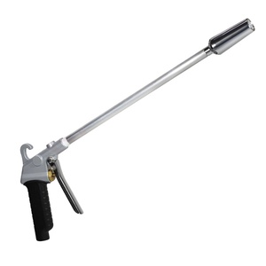 Pistolet à air comprimé ergonomique en aluminium LEMATEC, 120 PSI, outil de nettoyage pneumatique à haut débit avec poignée en PVC pour atelier - Product Image 1