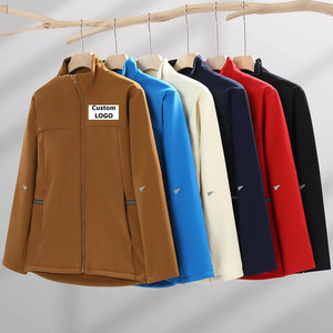 Men's <b>Blue</b> <b>Canvas</b> Jacket Stand Collar Zipper Closure Breathable Sporty Winter Wear Regular Fit Polyester Material - Product Image 6