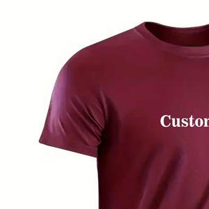 Camiseta de Gimnasio para Hombre con Logotipo Personalizado, 100% Algodón Tejido, Anti-Pilling, Corte Holgado, para Entrenamiento, Venta al Por Mayor - Product Image 6