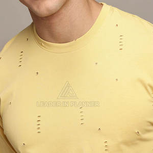 เสื้อยืดสตรีทแวร์พิมพ์ลายโลโก้ตามสั่ง พิมพ์ลายใหม่ สไตล์ดิสเทรส แฟชั่นล่าสุด ดีไซน์ใหม่ - Product Image 6