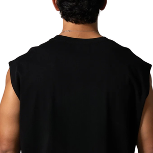 เสื้อกล้ามออกกำลังกายผู้ชายสีดำ พรีเมียม สำหรับฟิตเนส ยิม เทรนนิ่ง ลำลอง ใส่เล่นกีฬาฤดูร้อน - Product Image 5