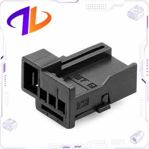 Connecteur de faisceau de câbles électriques automobile 1-1418640-5 compatible, 3 broches mâle/femelle, contact en cuivre, boîtier en nylon - Product Image 1