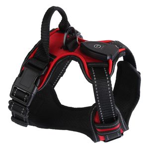 Rechargeable LED <b>Light</b>-Up Dog Harness No <b>Pull</b> Dog Vest with <b>Handle</b> for Small Medium & Large Dogs - Product Image 1
