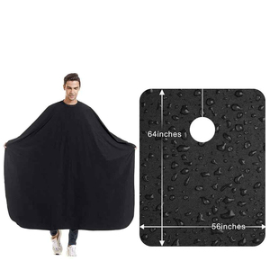 Cape de barbier professionnelle unisexe imperméable, confortable et réglable - Product Image 3