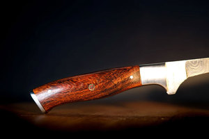 Fillet Fishing Knife Damascus Steel 8" Blade Ambidextrous Handmade Flexible Personalized Chefs Gift <b>Kitchen</b> Outdoors <b>Camping</b> - Product Image 2