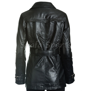 Servicios OEM, Chaqueta de Cuero para Mujer con Logotipo Personalizado de Alta Calidad, Nuevo Diseño, Hecha en Pakistán - Product Image 4