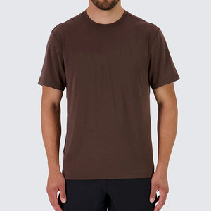 T-shirt à prix d'usine, vente chaude, séchage rapide, coupe ajustée, col en V, 100% coton, broderie de logo personnalisé, logo imprimé vintage - Product Image 5