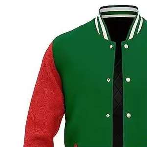 Reasonable Rate Unisex Canvas Varsity Jacket Light Weight High Quality Best Stuff Best Design Full Sleeves Windproof Hooded - Product Image 5