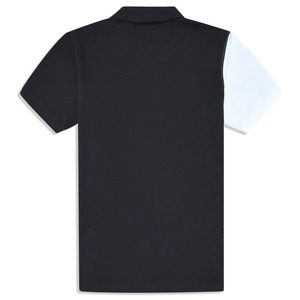 Polo en coton polyester avec logo brodé personnalisé, uniforme d'entreprise, polo à manches courtes, t-shirt polo pour homme - Product Image 2
