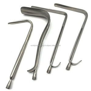 Espéculo Vaginal Breisky en Forma de L, de Acero Inoxidable con Guía de Luz de Fibra Óptica, Instrumento Quirúrgico Manual de Clase I, Certificado CE - Product Image 2