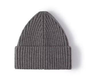 Unisex Solid Color Ribbed Breathable Waterproof Adjustable Beanie Hat 100% Polyester <b>Winter</b> <b>Cap</b> Street Style Adult Size 56-58CM - Product Image 1