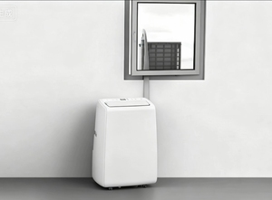 Climatiseur portable à haute efficacité énergétique avec télécommande, fonctionnement silencieux pour la maison et le bureau - Product Image 2