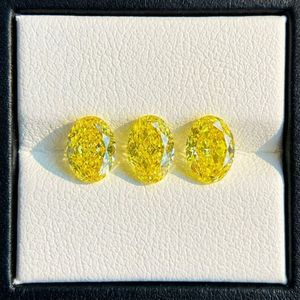 Diamante Amarillo Intenso Cultivado en Laboratorio, Corte Ovalado, Certificado IGI, Claridad VS1 - Product Image 3