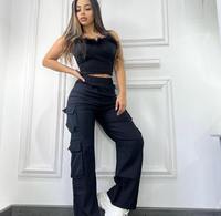Pantalon en molleton épais 440g pour femme, coupe ample, motif à pois, imprimé en relief, teint en pièce, style streetwear décontracté, design personnalisé