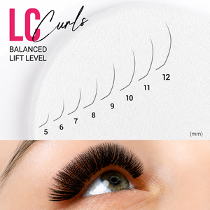 Extensions de cils Charmlash en gros – Cils étroits 3D LC, extensions de cils volume, vente chaude, effet liftant spectaculaire LJ LB LC LC Plus - Product Image 1