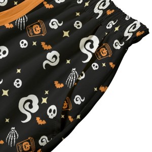 Shorts de Halloween para Mujer, Estampados, Cintura Media, con Cordón, Casuales, Tejidos, Holgados, Transpirables, con Diseño de Dibujos Animados - Product Image 4