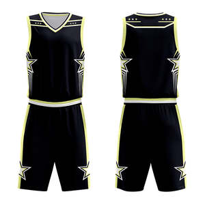 Vente en gros d'usine, uniformes de basket-ball d'équipe de haute qualité à séchage rapide, maillots de basket-ball pour hommes, ensemble de basket-ball - Product Image 2