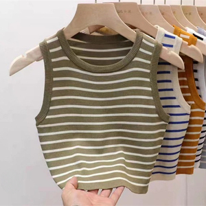 เสื้อกล้ามผู้หญิงขายส่ง น้ำหนักเบา สำหรับฤดูร้อน เสื้อยิมแขนกุด สกรีนโลโก้ได้ เสื้อกล้ามผ้าฝ้าย สไตล์ลำลอง ชุดกีฬา - Product Image 3