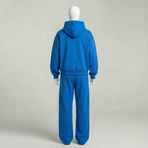 Custom Winter Tracksuit Men Blank Fleece Oversized Hoodie Set Wholesale Streetwear Lightweight Four-Way Stretch Unisex <b>Jogger</b> - Product Image 5