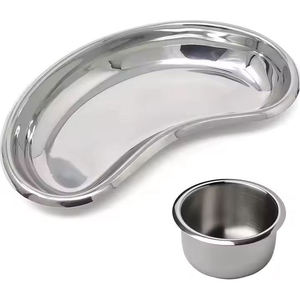 Kit de Instrumentos Quirúrgicos Manuales Reutilizables de Acero Inoxidable, Pinzas, Gallipot, Bandeja Renal, Juego de 8 Piezas, Certificado CE ISO13485 - Product Image 3