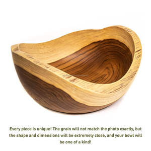 Frutero de bambú decorativo sostenible, pantalla de mesa portátil fácil, utensilios de cocina de madera multiusos, cuenco para servir, los mejores precios - Product Image 5