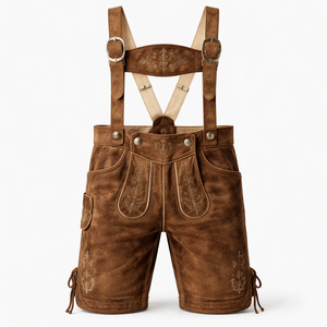 Lederhosen de Cuero Auténtico al por Mayor - Proveedor OEM para Ropa Personalizada al por Mayor - Product Image 1