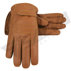 Tan Leather <b>Gloves</b> Custom Color Ceremonial Parade <b>Gloves</b> Goatskin 100% Grain Sheep Napa Leather <b>Gloves</b> From Pakistan - Product Image 4