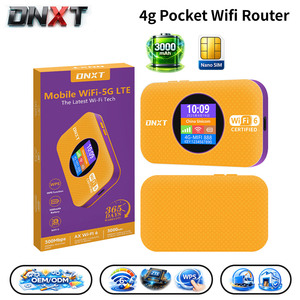 DNXT Wifi Móvil WiFi6 300Mbps, Wi-Fi de Bolsillo WPS 3000mAh, Puntos de Acceso Wi-Fi Portátiles, Modo AP, Tipo-C, Wi-Fi Gratuito Portátil para Viajes - Product Image 1