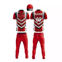 Nouveaux modèles d'uniformes de cricket personnalisés, kits de sublimation OEM, respirants, 100% polyester, séchage rapide, antibactériens, logo personnalisé, tous les modèles