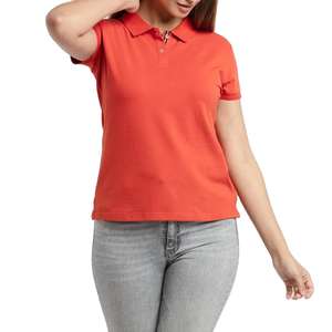 Polos de Golf de Manga Corta para Mujer, Personalizados, de Verano, 100% Algodón, de Secado Rápido, Estampados, de Alta Calidad - Product Image 2