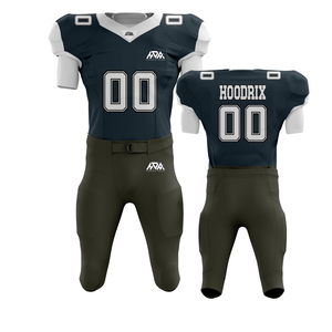 OEM Custom American Football Uniform Tackle Twill Logo Jersey & Integrated <b>Padded</b> <b>Pants</b> Full Sublimated American Football Wear - Product Image 2