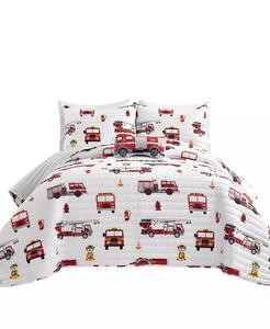 Camion de pompier pour enfants 3-Pc. Ensemble de couettes | Décor luxuriant - Product Image 1
