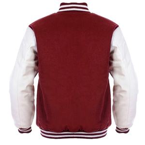 Veste de baseball pour homme 100% laine, manches longues, style varsity, patchs, logo personnalisé - Product Image 3