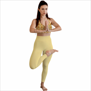 Ensemble de yoga 2 pièces pour femmes avec leggings taille haute et soutien-gorge de sport pour la gym, légers et sans coutures - Product Image 2