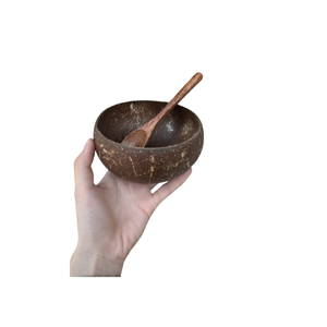 ชามเปลือกมะพร้าวทำมือจากเวียดนาม วัสดุธรรมชาติสำหรับเสิร์ฟอาหาร ขนมหวาน และตกแต่งโต๊ะอาหารสไตล์เรียบง่าย - Product Image 4