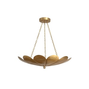 Luminaire suspendu de plafond moderne en bronze de haute qualité avec un design en forme de pétale, forme circulaire - Product Image 3