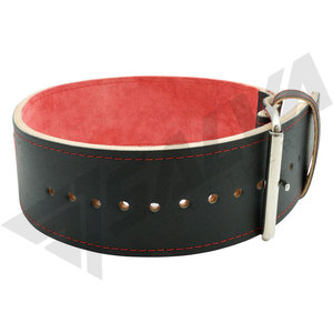 High Quality Warm Custom Logo Gym Fitness Workout Cowhide Leather Buckle Wear-Resistant Men's <b>Weight</b> Lifting <b>Training</b> Belt - Product Image 3