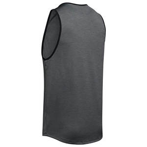 Débardeurs de sport unisexes 2026 sans manches en tissu Oxford respirant 100 % coton, gilet de gym décontracté pour la course à pied, avec nom d'équipe sur le devant - Product Image 5