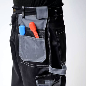 Multi Pocket Reflective Safety Cargo <b>Trousers</b> For Men IConstruction Hi Vis <b>Work</b> Pants With Custom Logo OEM Design men's pants - Product Image 5