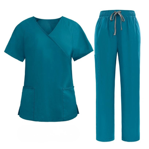 Custom OEM Medical <b>Scrubs</b> Uniform Set Wholesale Unisex Hospital Clinical <b>Scrubs</b> <b>Jogger</b> Sets - Product Image 6