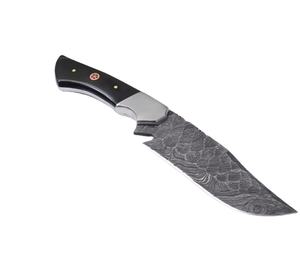 Ventes en gros de couteaux à lame fixe de chasse et de camping en acier Damas faits à la main, personnalisés OEM, très vendus, PRESTIGE BLADES 1 - Product Image 3