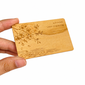 บัตร NFC ไม้แบบกำหนดเองขายดีปี 2026 NTAG213 บัตรธุรกิจอัจฉริยะ โซเชียลมีเดีย รีวิว Google โปรแกรมได้ เขียนซ้ำได้ CALA - Product Image 4