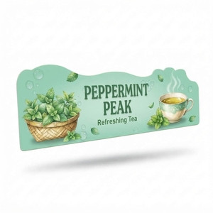 PVC <b>Shelf</b> Talker Durable Convenient BPA Free Supermarket Retail Product Advertising Display Sign - Product Image 5