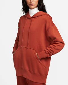 Nouveau sweat à capuche pour femme, grande taille, brodé, en coton lavé 100%, respirant et à séchage rapide, pour l'hiver - Product Image 3